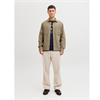 Jack & Jones Rayle Solid Linen Overshirt Khaki