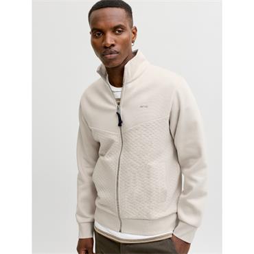 Jack & Jones Frankie Zip-Thru Sweatshirt Moonbeam