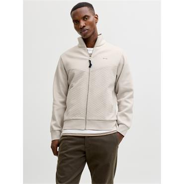 Jack & Jones Frankie Zip-Thru Sweatshirt Moonbeam