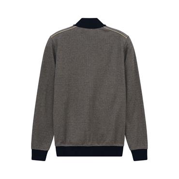 Bugatti Zip-Thru Sweat-Jacket Taupe