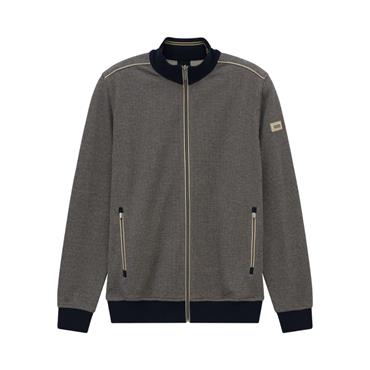 Bugatti Zip-Thru Sweat-Jacket Taupe
