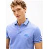 Tommy Hilfiger Oxford Two Tone Polo Tee Blue