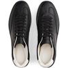 Tommy Hilfiger Luxe Metallic Logo Leather Trainers Black