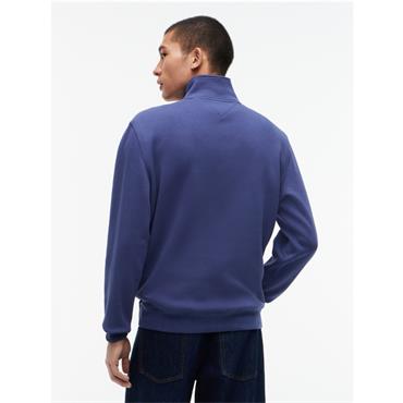 Tommy Jeans Regular-Fit Mock Neck Fleece Basic Navy