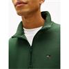 Tommy Jeans Regular-Fit Mock Neck Fleece Pine
