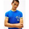 Tommy Jeans City Sign Back Logo T-Shirt Blue