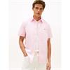 Tommy Hilfiger Flex Houndstooth Short Sleeve Shirt Pink