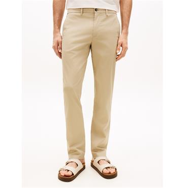 Tommy Hilfiger Denton Slim Straight Printed Structure Chino Sandlewood