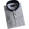 Tom Penn TPP977 Front Printed Polo Wht-Sky