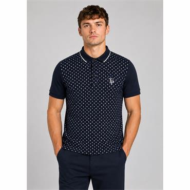 Tom Penn TPP878 Front Print Polo Navy