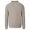 Casa Moda Quater Zip Sweatshirt Taupe