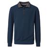 Casa Moda Quater Zip Sweatshirt Blue