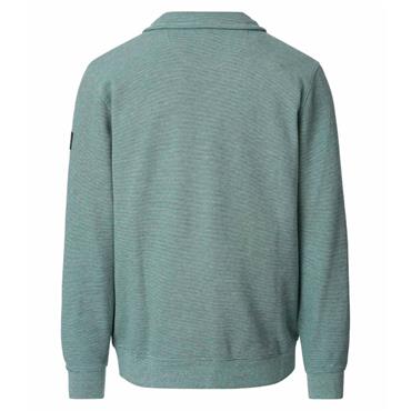 Casa Moda Quater Zip Sweatshirt Mint