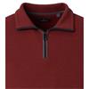 Casa Moda Quater Zip Sweatshirt Brick