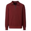 Casa Moda Quater Zip Sweatshirt Brick