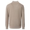 Casa Moda Troyer Quater Zip Knit Taupe
