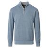 Casa Moda Troyer Quater Zip Knit Blue
