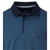Casa Moda Long-sleeved polo shirt Blue