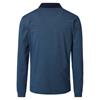 Casa Moda Long-sleeved polo shirt Blue