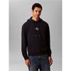 Calvin Klein Jeans Terry Micro Monologo Hoodie Sapphire
