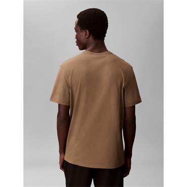 Calvin Klein Logo Crew Neck Tee Khaki