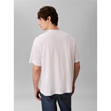 Calvin Klein Logo Crew Neck Tee White