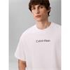 Calvin Klein Logo Crew Neck Tee White