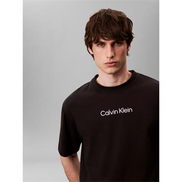 Calvin Klein Logo Crew Neck Tee Black