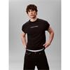 Calvin Klein Logo Crew Neck Tee Black