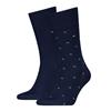 Tommy Hilfiger Micro Pattern 2 Pack Socks Navy