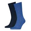 Tommy Hilfiger Micro Pattern 2 Pack Socks Blue