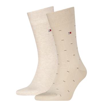 Tommy Hilfiger Micro Pattern 2 Pack Socks Sand