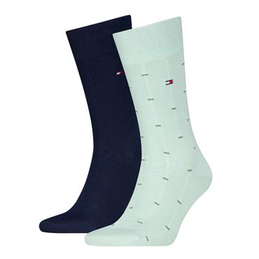 Tommy Hilfiger Micro Pattern 2 Pack Socks Green