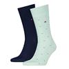 Tommy Hilfiger Micro Pattern 2 Pack Socks Green
