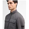Barbour International Ethan Funnel-Neck Quilted Hybrid Charcoal