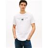 Tommy Hilfiger Brand Love Stack Mono Tee White