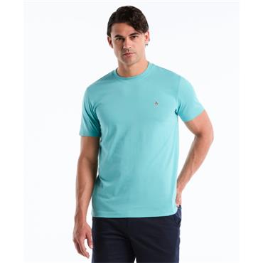 Penguin Sticker Pete Logo T-Shirt Aqua