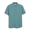 Penguin Oxford Stretch Short Sleeve Shirt Aqua