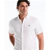 Penguin Oxford Stretch Short Sleeve Shirt White