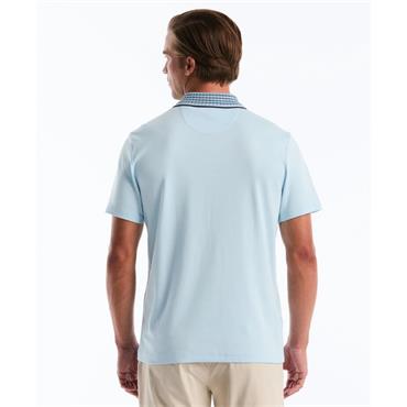 Penguin Interlock Polo Tee Blue