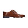 Bugatti AQR04 Leather Comfort Fit Toe-Cap Shoe Cognac