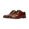 Bugatti AQR04 Leather Comfort Fit Toe-Cap Shoe Cognac