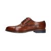 Bugatti AQR04 Leather Comfort Fit Toe-Cap Shoe Cognac