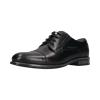 Bugatti AQR04 Leather Comfort Fit Toe-Cap Shoe Black