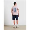 Farah Dante Back-Print Graphic Tee Pink