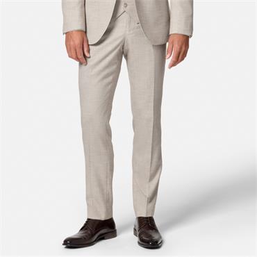Benetti Lucas Houndstooth Trousers Stone