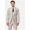 Benetti Lucas Houndstooth Waistcoat Stone