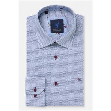 Benetti Cole Print Shirt Plum