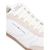 Tommy Hilfiger Low-Profile Leather Mix Sneaker Beige