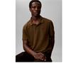 Calvin Klein Refined Pique Tipped Polo Green